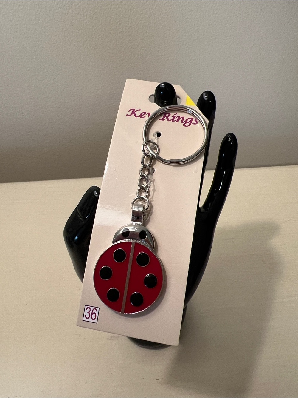 Key Ring Ladybug